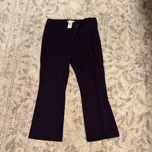 Elegant navy Flared Trousers